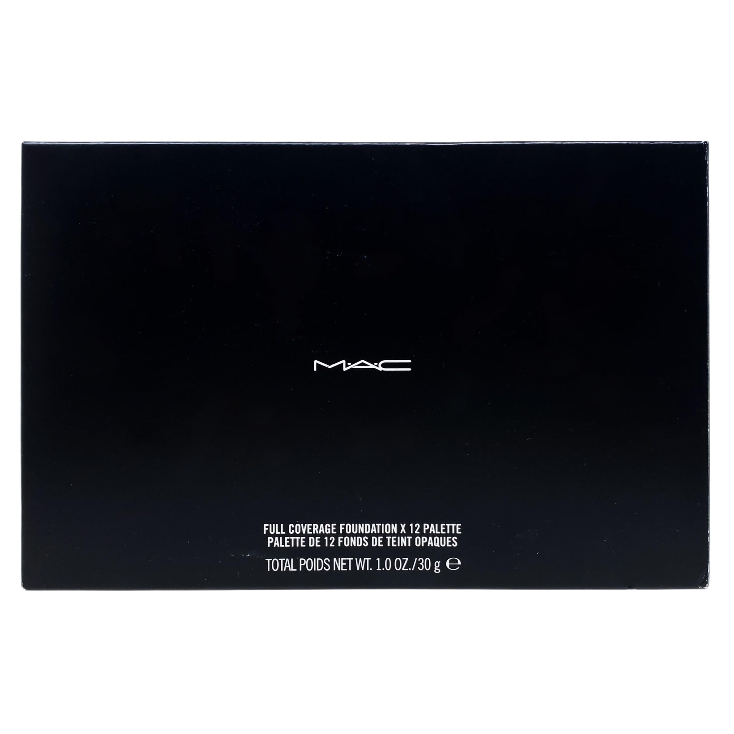 MAC pan size and scale comparison beside a brush to show 1 oz / 30 g pans for professional kits