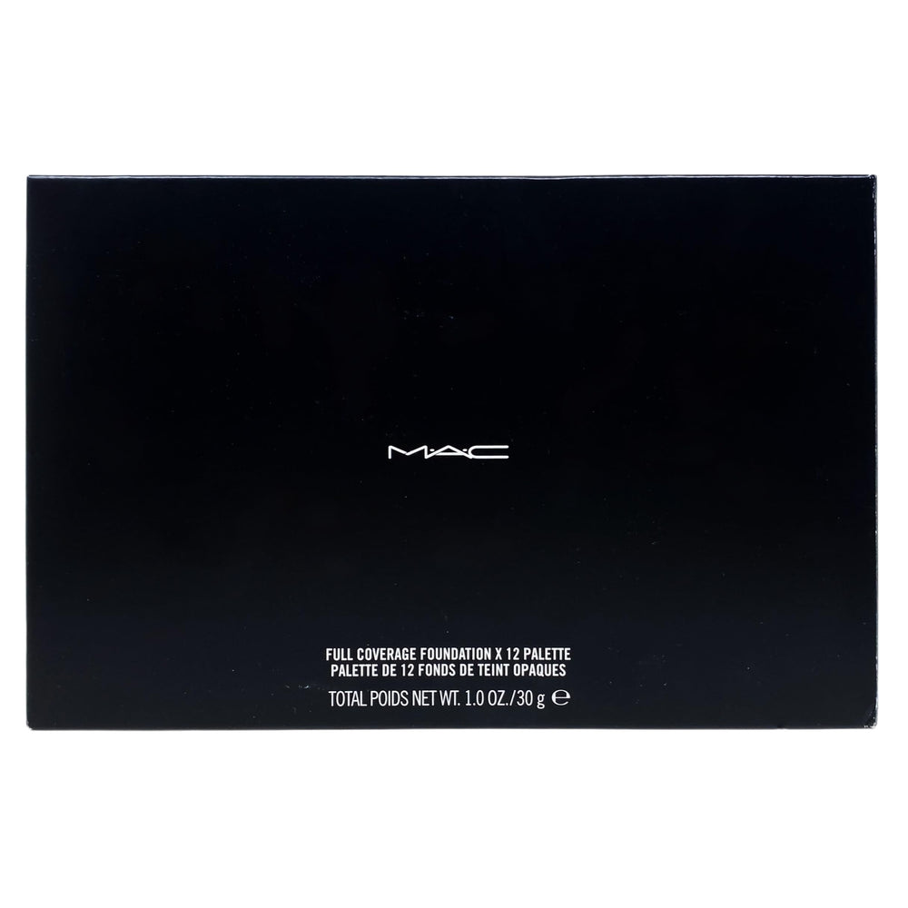 MAC pan size and scale comparison beside a brush to show 1 oz / 30 g pans for professional kits