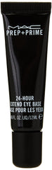 MAC close-up of primer texture swirled on fingertip highlighting smooth, blendable finish