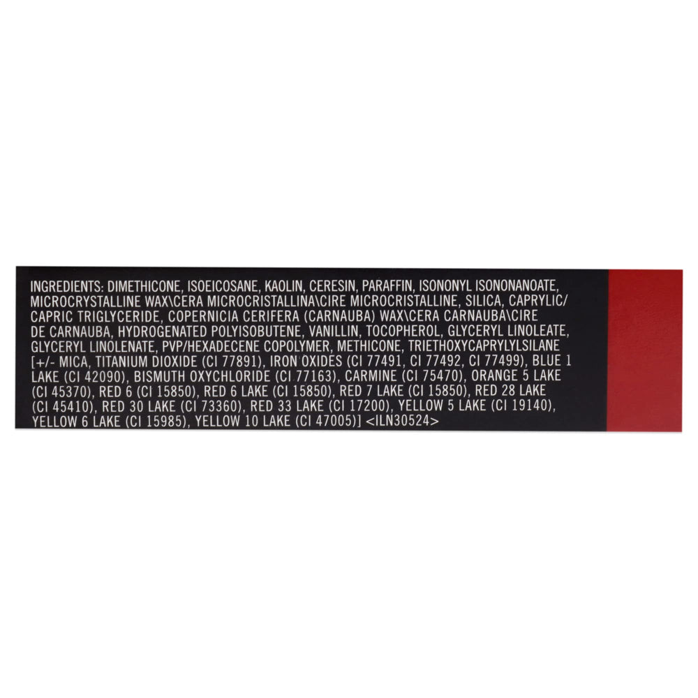 MAC Rub Ruby Woo size comparison next to coin for travel-friendly benefit