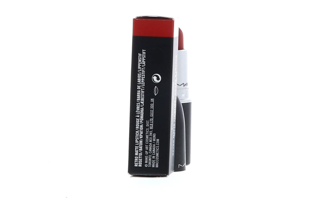 MAC Ruby Woo lifestyle flatlay with accessories suggesting wearable, photogenic red