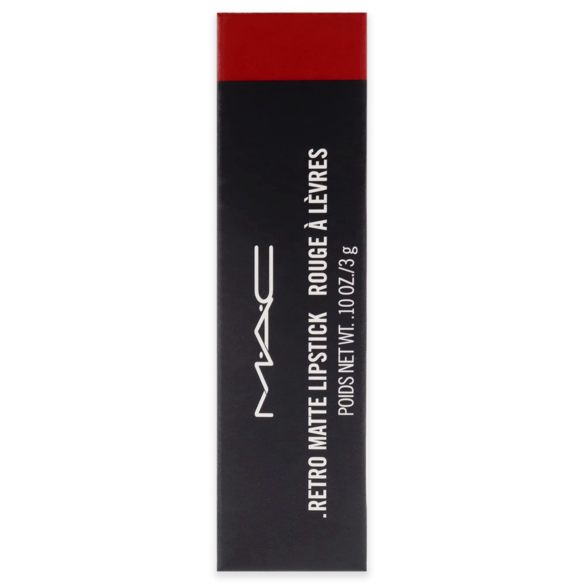 MAC Ruby Woo next to coin to show compact 0.10 oz scale