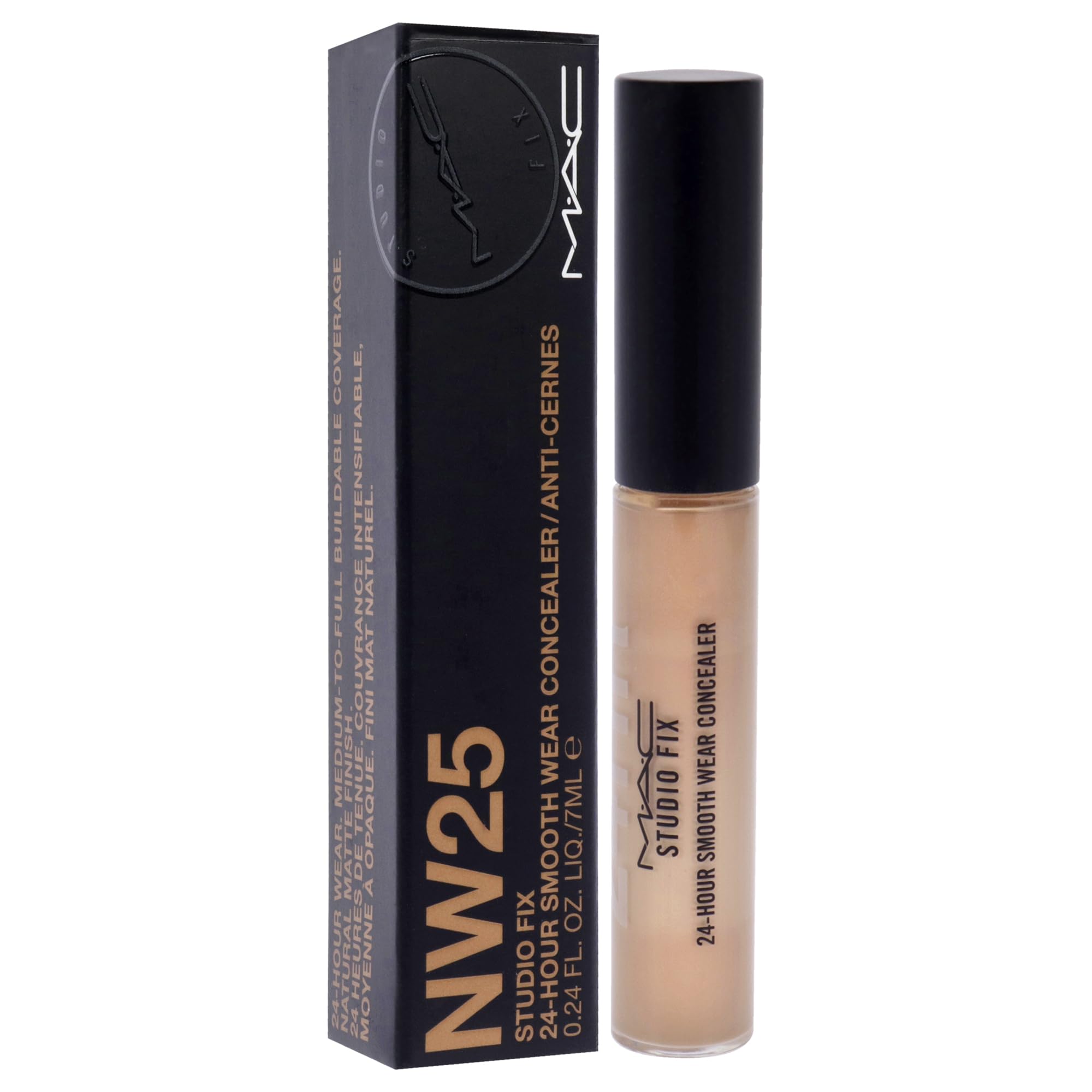 MAC Studio Fix texture swatch on arm showing blendability and smooth, camera-ready finish