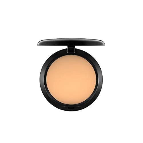 MAC Studio Fix open compact revealing pressed powder pan for easy touch-ups
