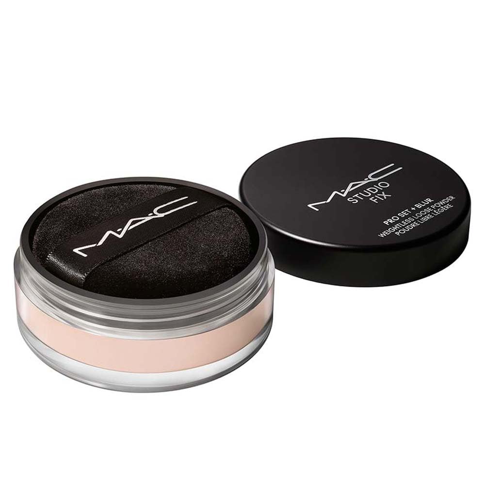 MAC Studio Fix Pro Set swatched on skin T-zone, visibly reduces shine