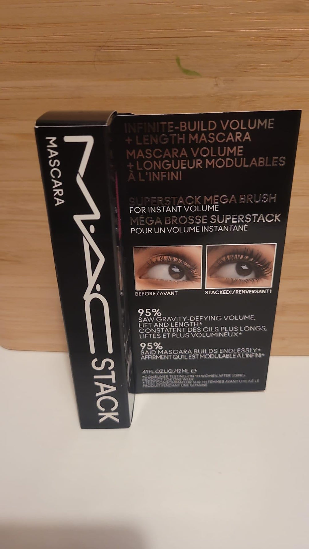 MAC Superstack front packaging showing tube and branding for easy identification and appeal