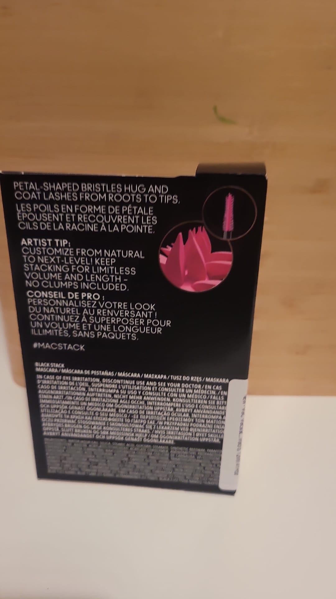 MAC Superstack next to ruler for size scale and quick reference of wand and tube