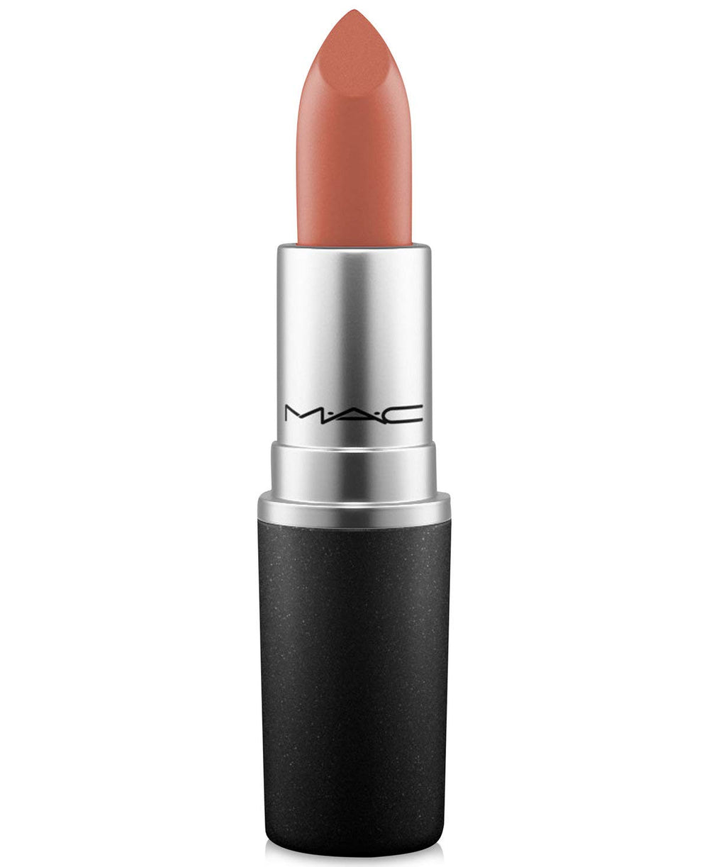 MAC Taupe lipstick front packaging showing elegant tube and brand logo