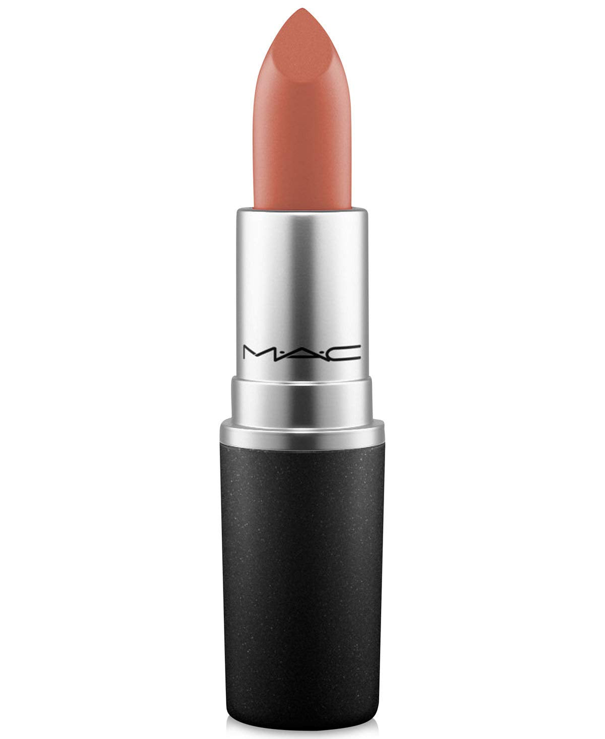 MAC Taupe lipstick swatch on arm showing true color payoff and blendability