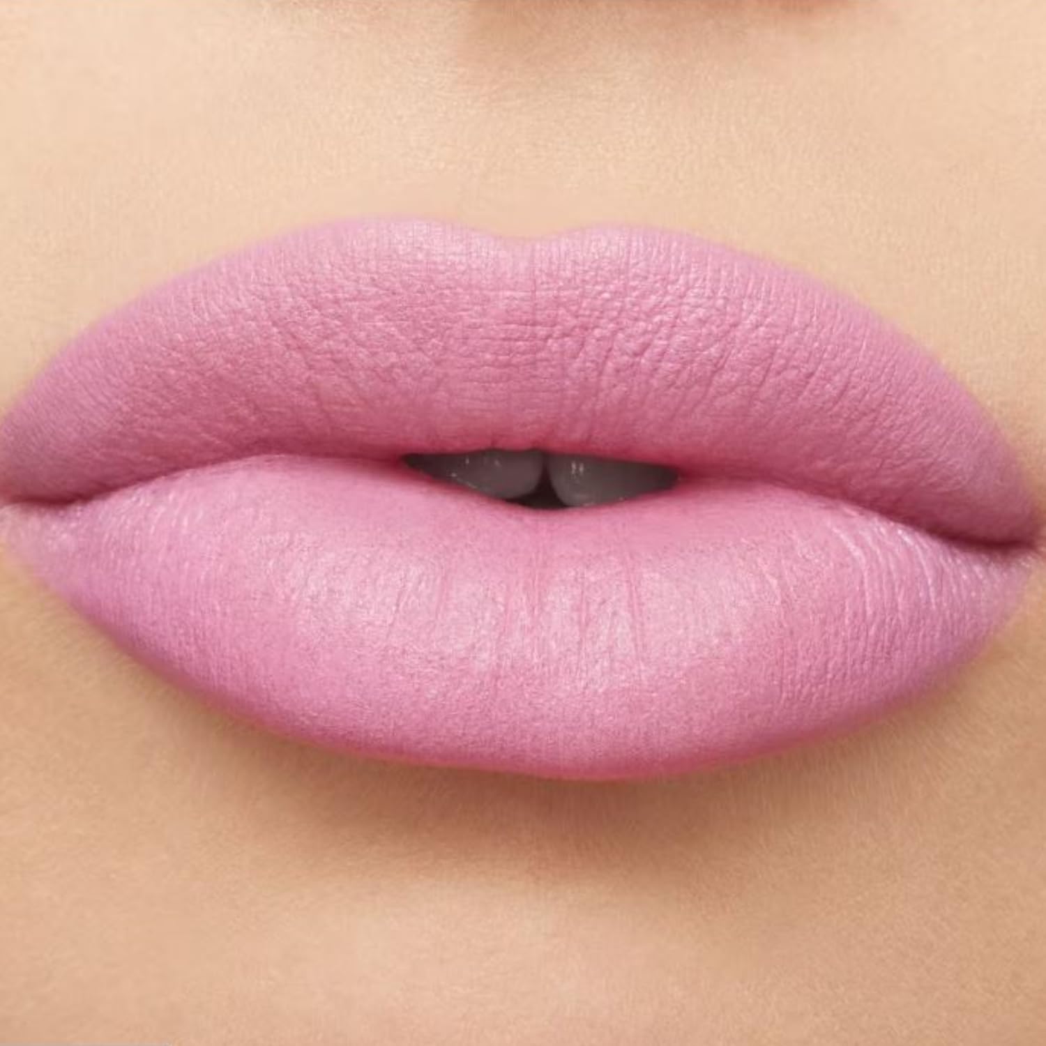 MAC texture swatch on skin displaying rich pigment and matte finish for true-to-tone color preview