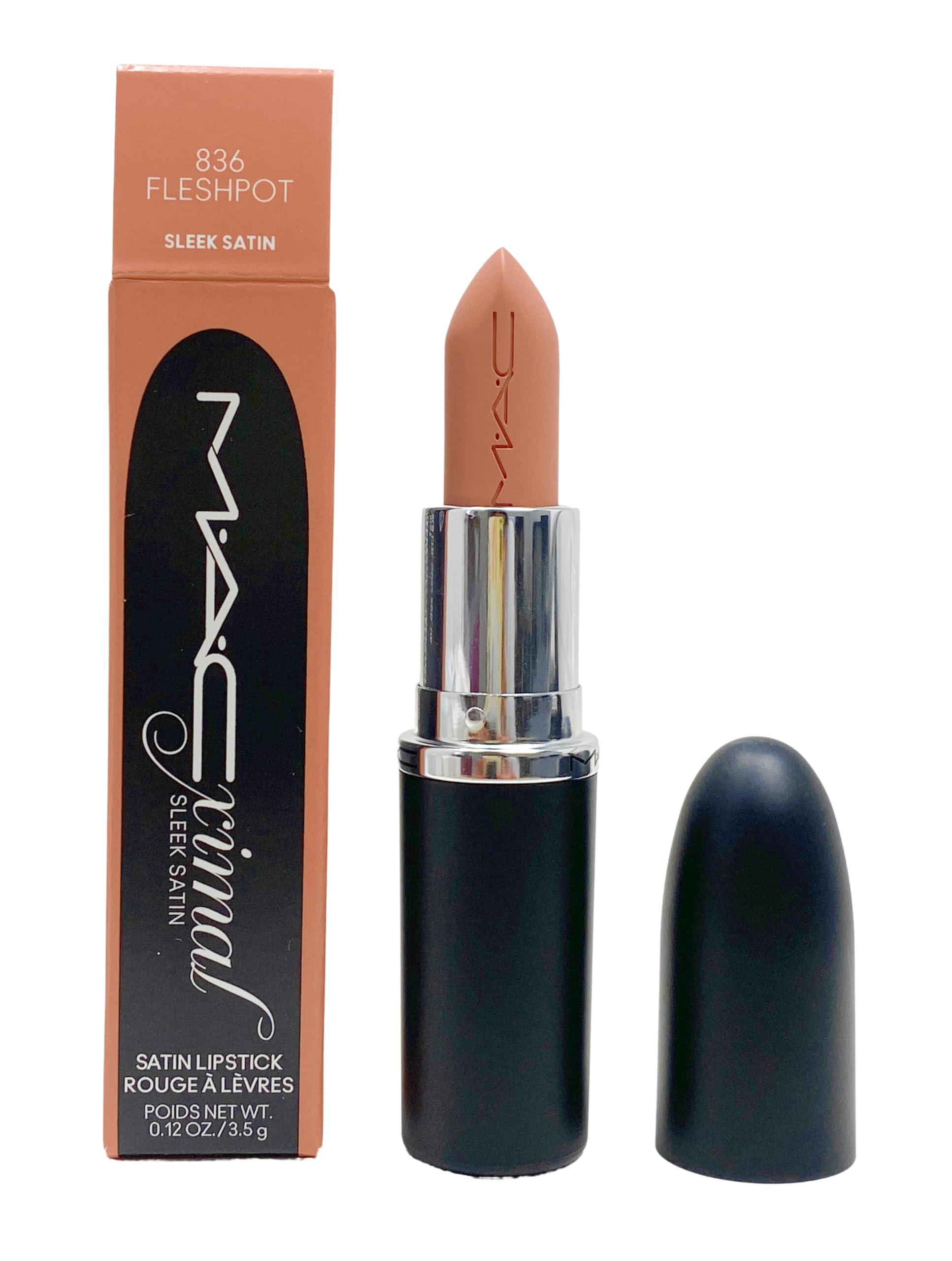 MAC Ximal front packaging showing shade name and sleek tube for easy identification