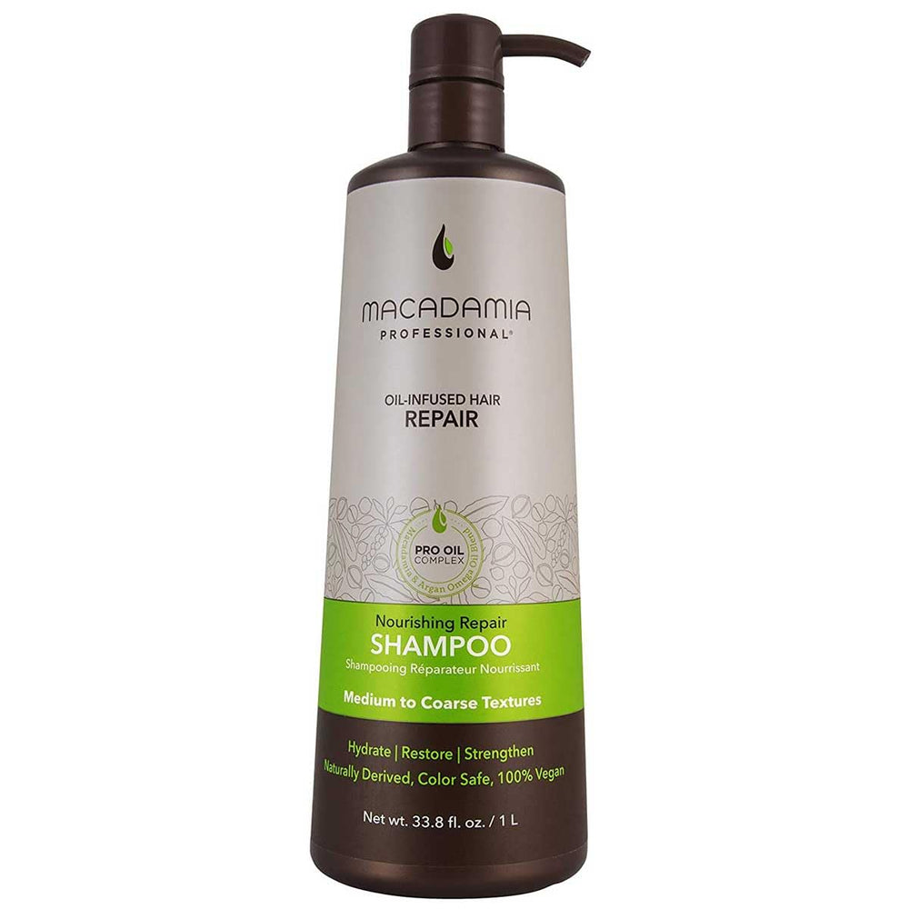 Macadamia Professional front bottle showing clean packaging and product benefit
