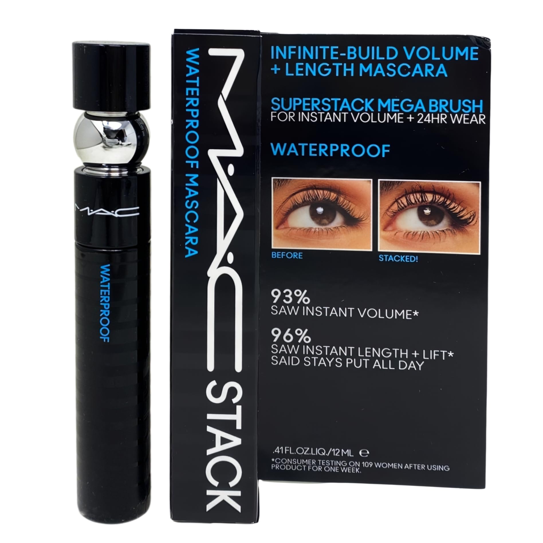 M·A·C M·A·CStack front packaging shows product and shade for reliable wear