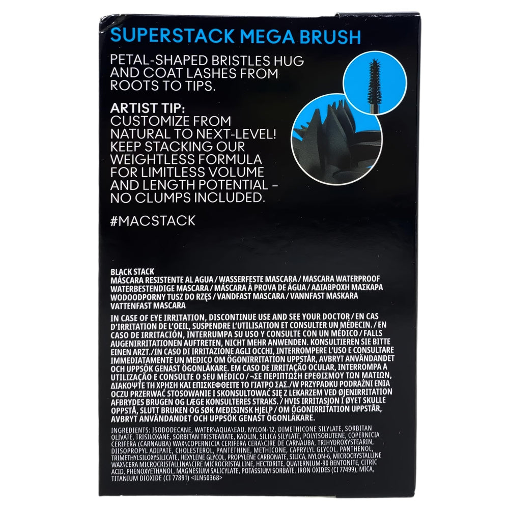M·A·C M·A·CStack texture swipe showing smooth buildable formula benefit