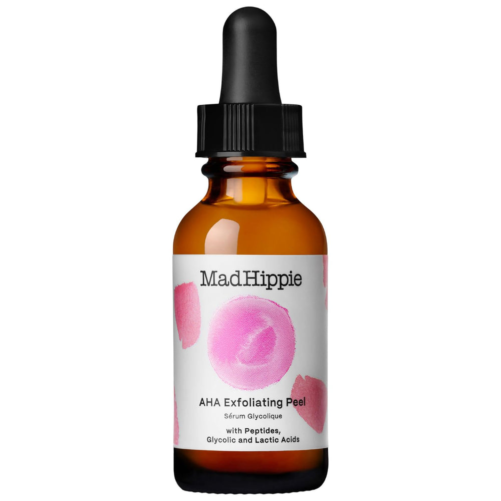 Mad Hippie front bottle showing peel packaging and easy application benefit