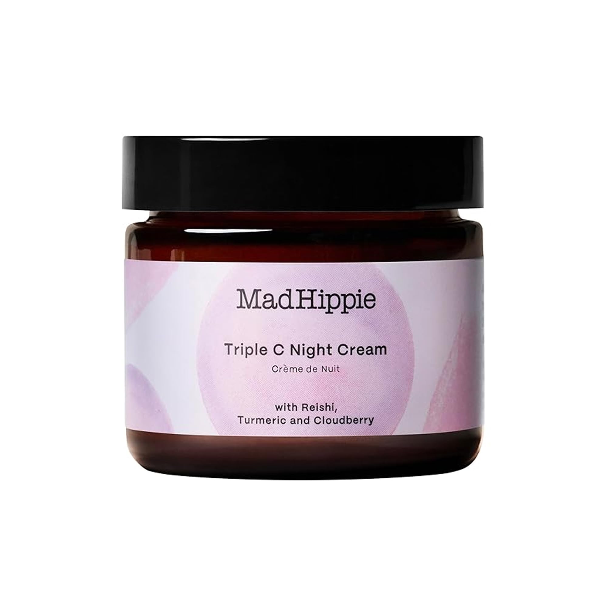 Mad Hippie Triple C night cream jar front showing product and hydration benefit