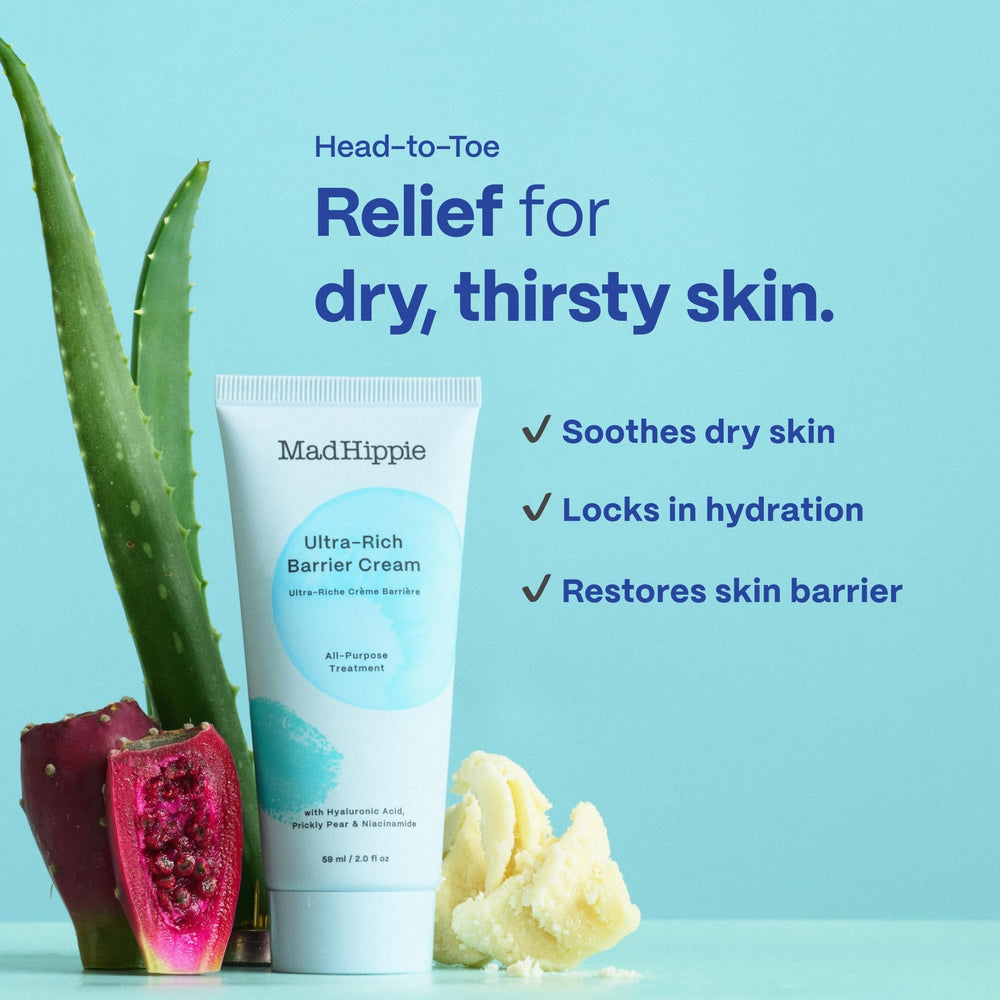 Mad Hippie product applied to hand demonstrating quick absorption