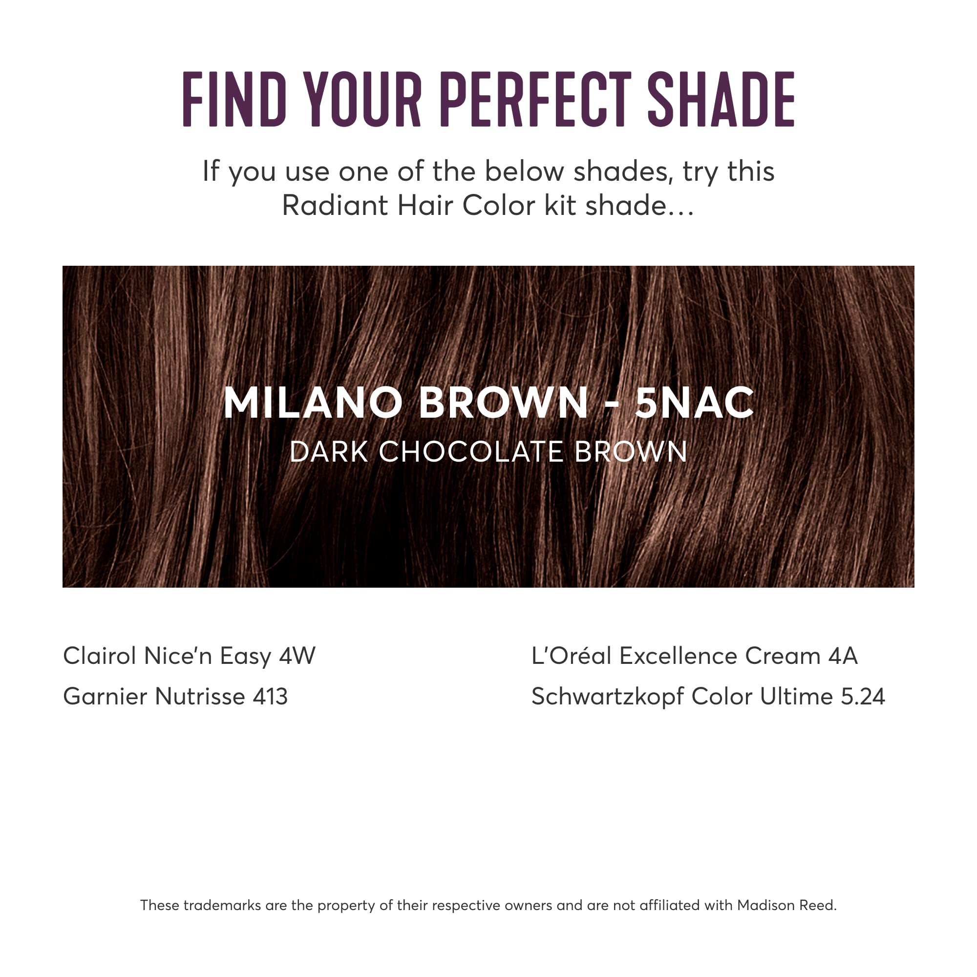 Madison Reed brush applying color in hair for precise root coverage benefit