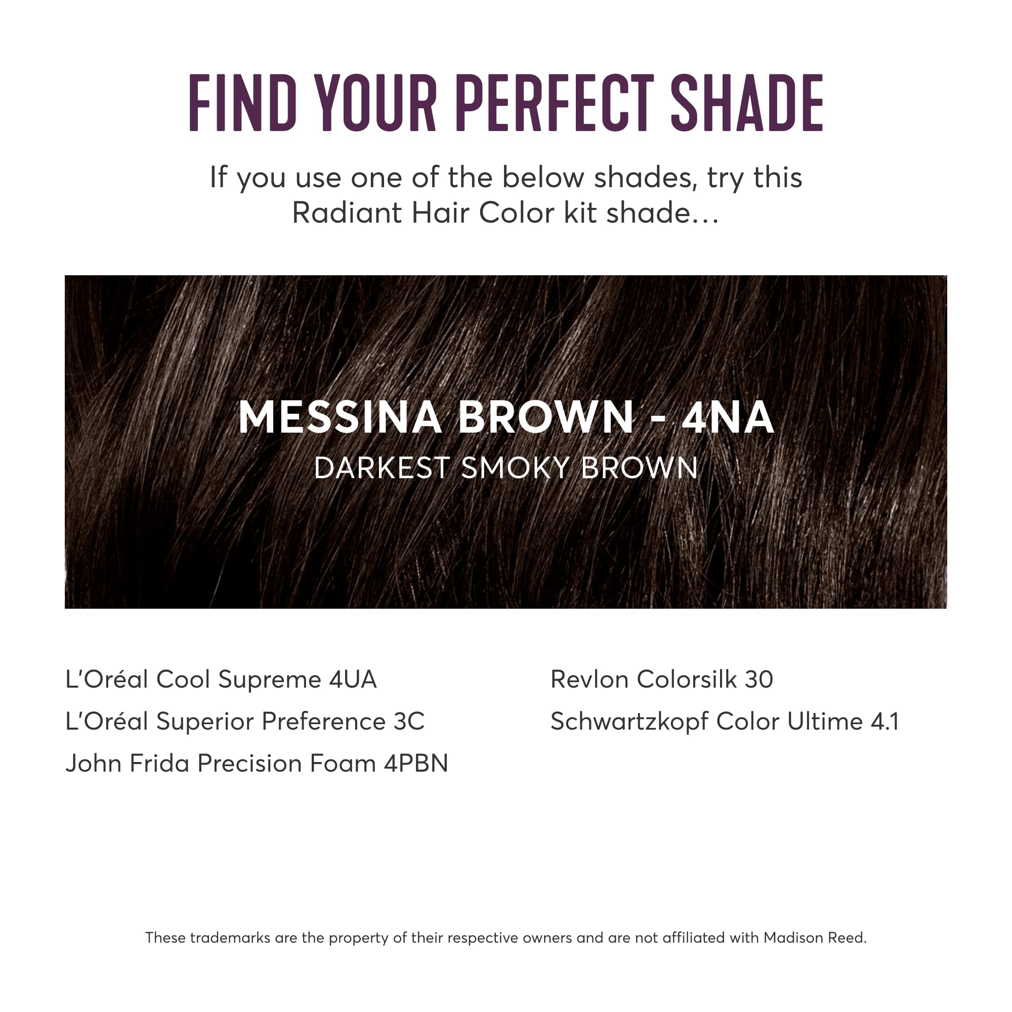 Madison Reed before and after roots photo demonstrating full gray coverage benefit