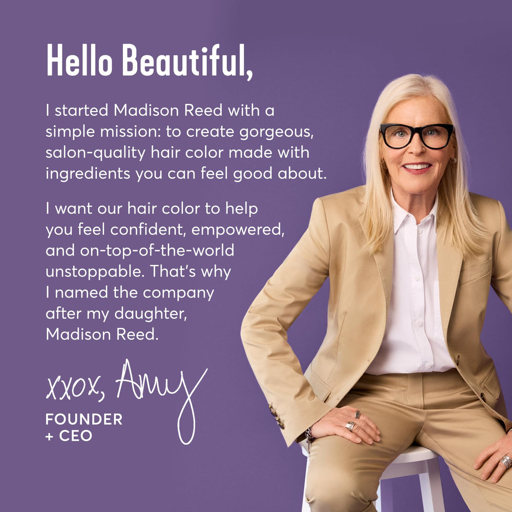 Madison Reed close-up of creamy texture showing smooth, easy application
