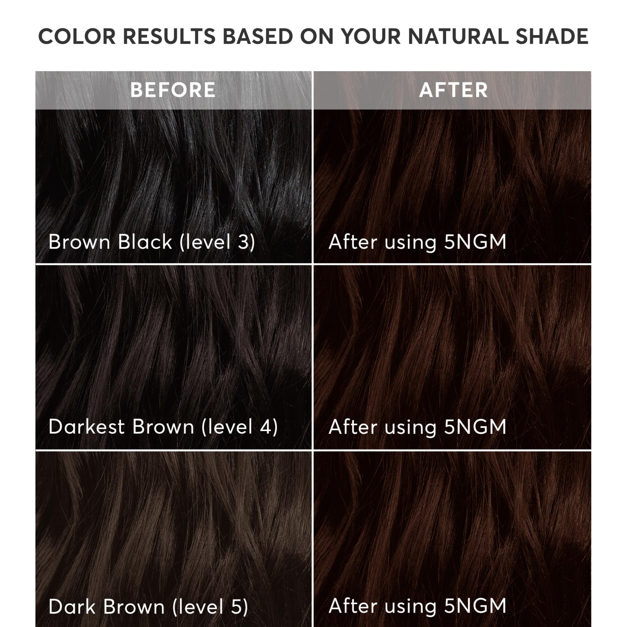 Creamy color texture swirl of Madison Reed showing rich pigment and shine