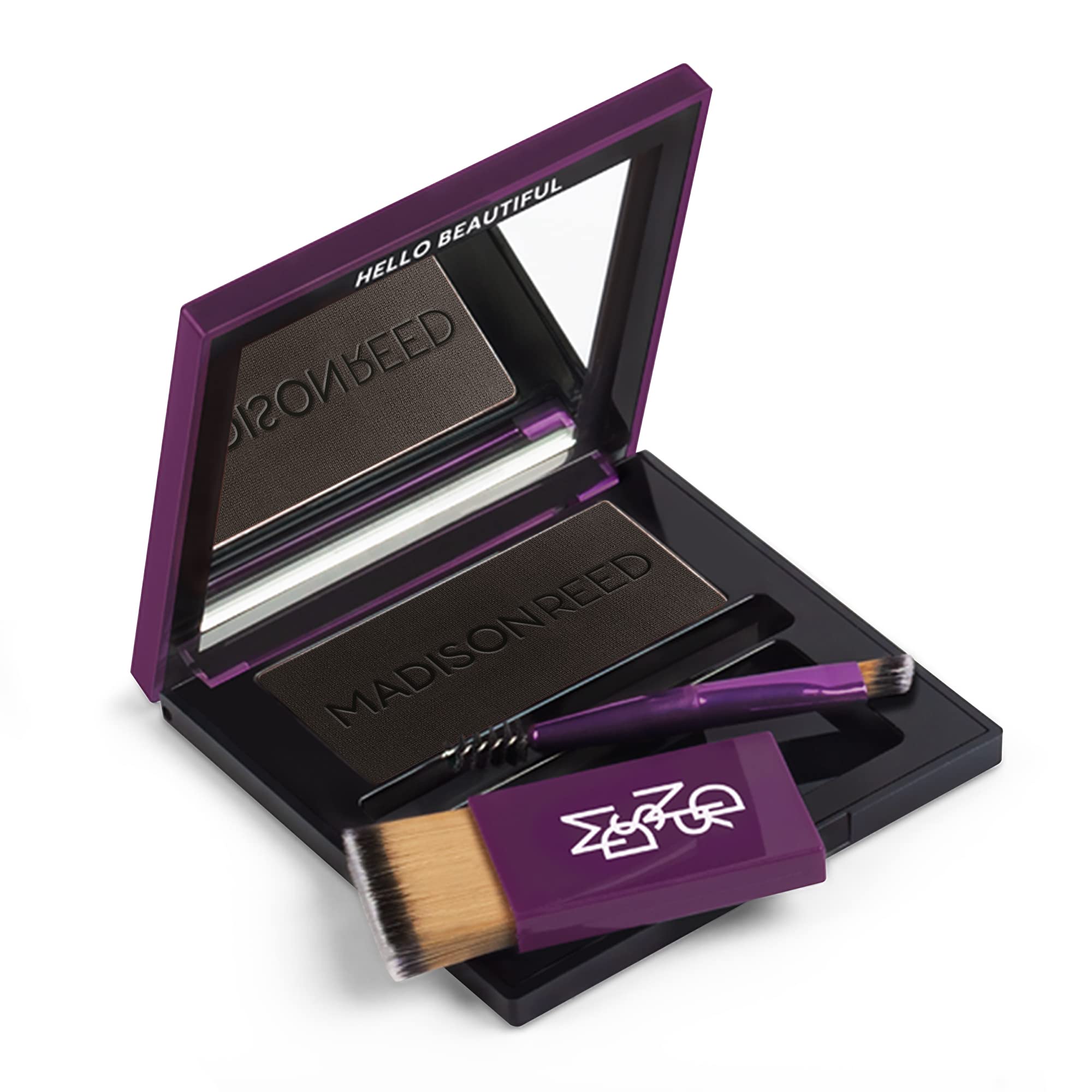 Madison Reed compact front packaging showing sleek travel-ready design and branding