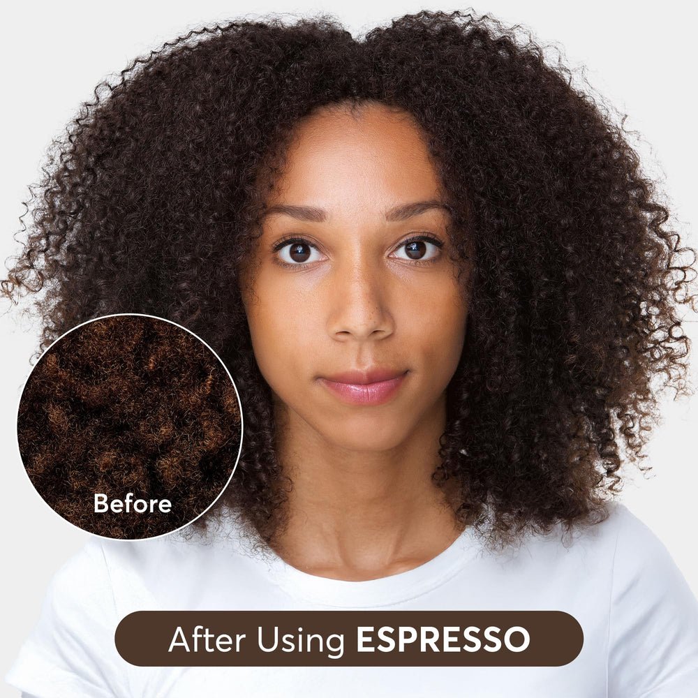 Madison Reed close-up on hair strand highlighting glossy finish and smoothness
