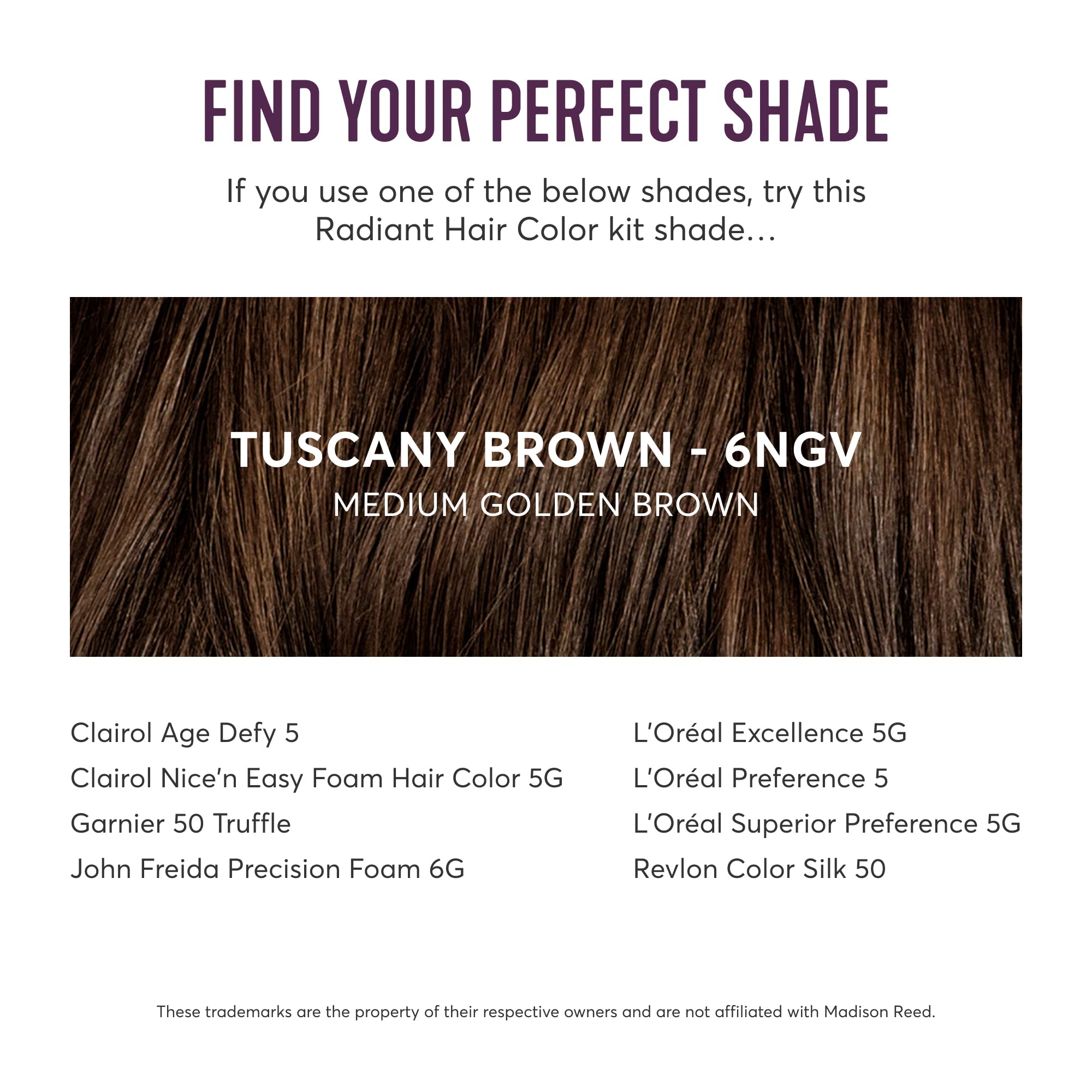Madison Reed close-up of hair shine after coloring for softer, glossy finish