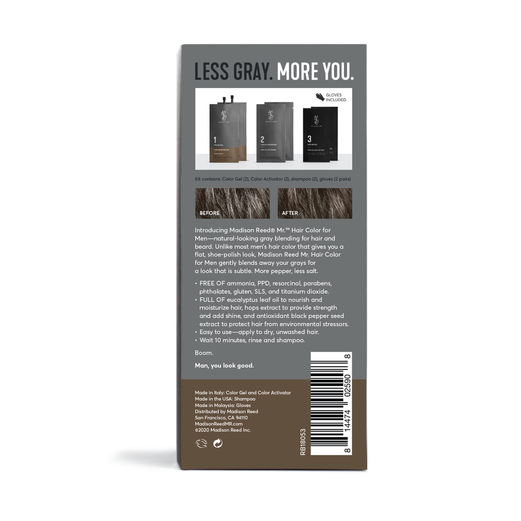 Madison Reed open kit with two applications and included accessories
