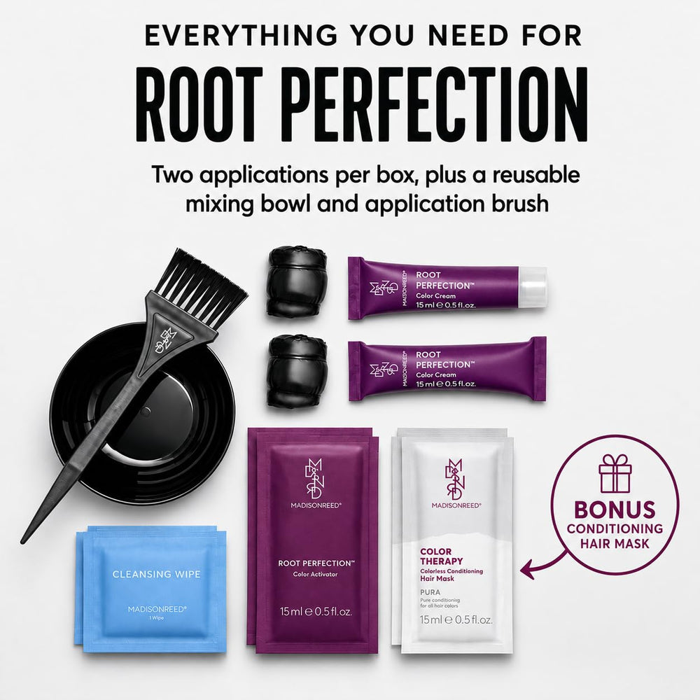 Madison Reed close-up of color cream tube highlighting smooth, spreadable texture