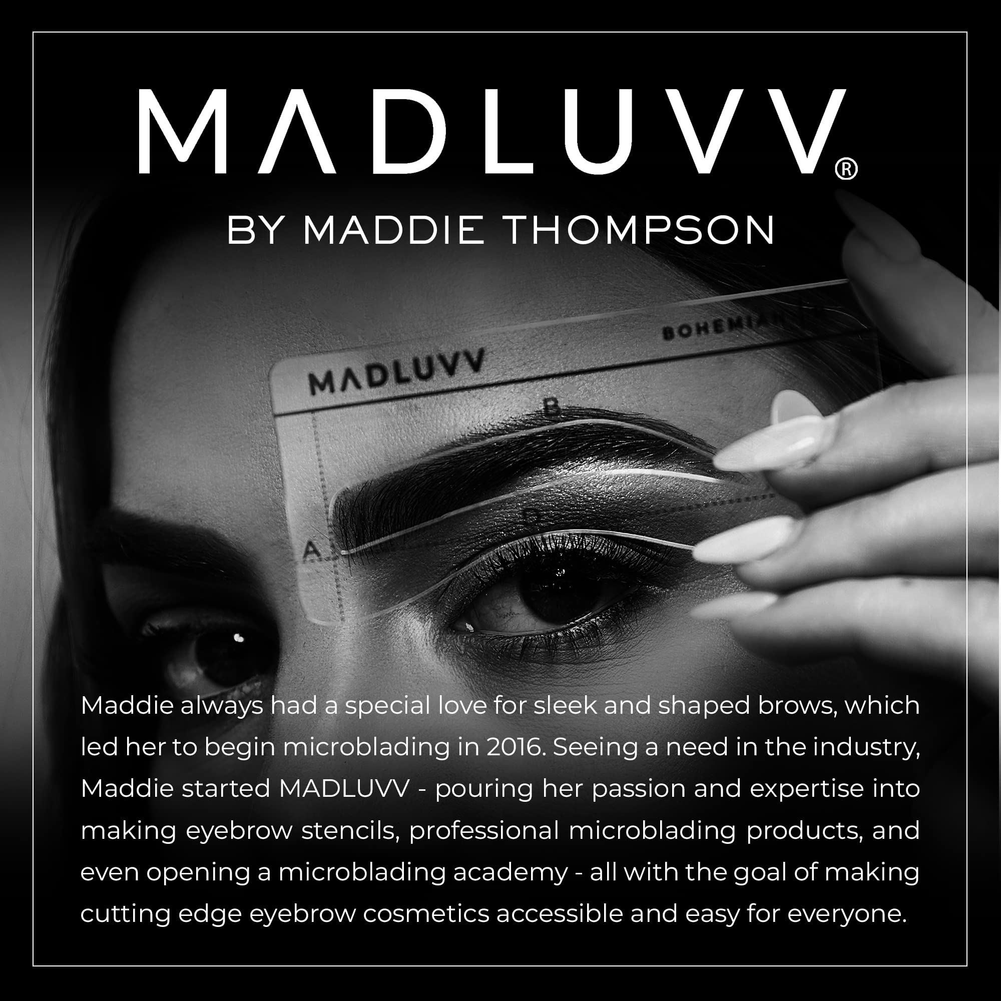 MADLUVV refill cap labeling and ingredients detail for informed purchase decisions