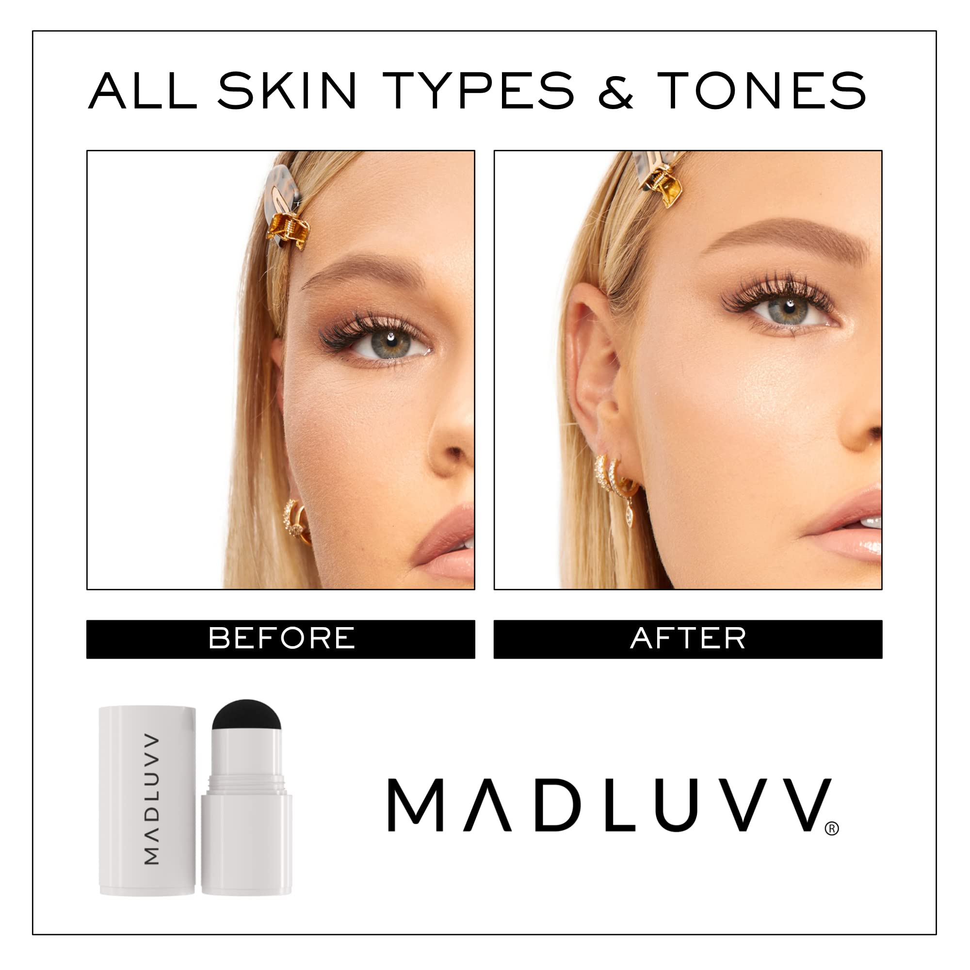 MADLUVV blonde refill used at hairline for subtle root blending benefit