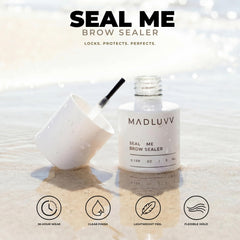 MADLUVV Seal Me applicator close-up delivering precise, even brow sealing
