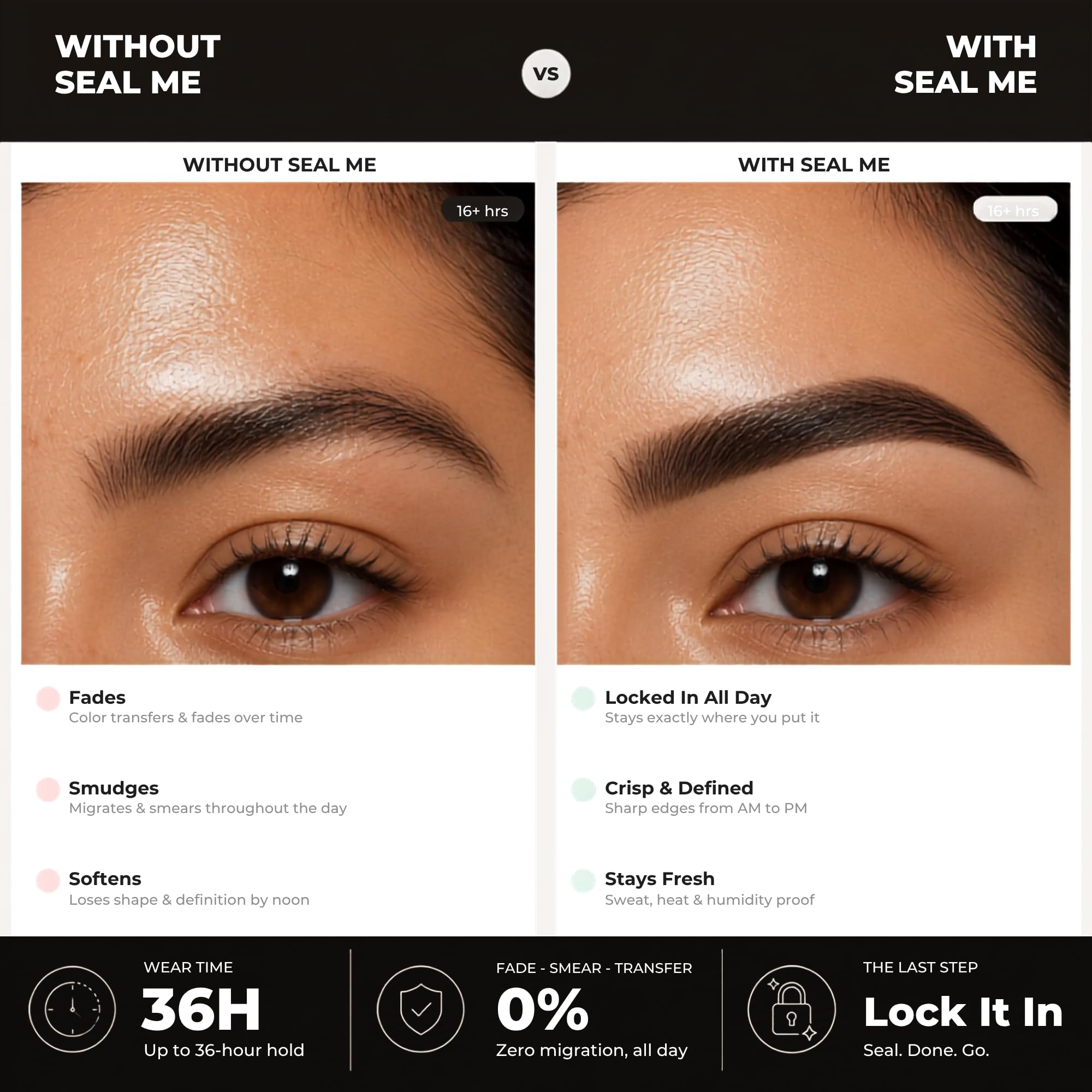 MADLUVV Seal Me applied at mirror illustrating easy everyday application benefit