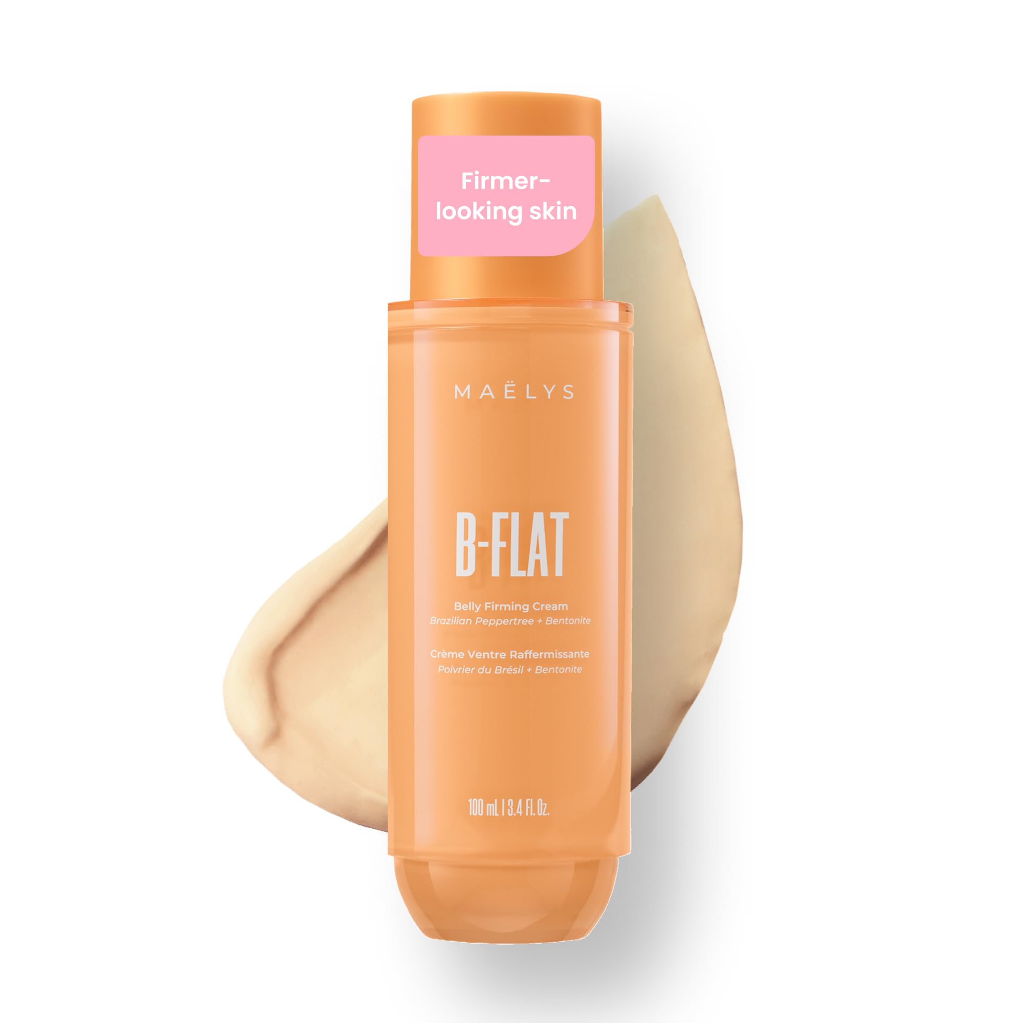 MAËLYS B-FLAT front packaging showing bottle and label benefit