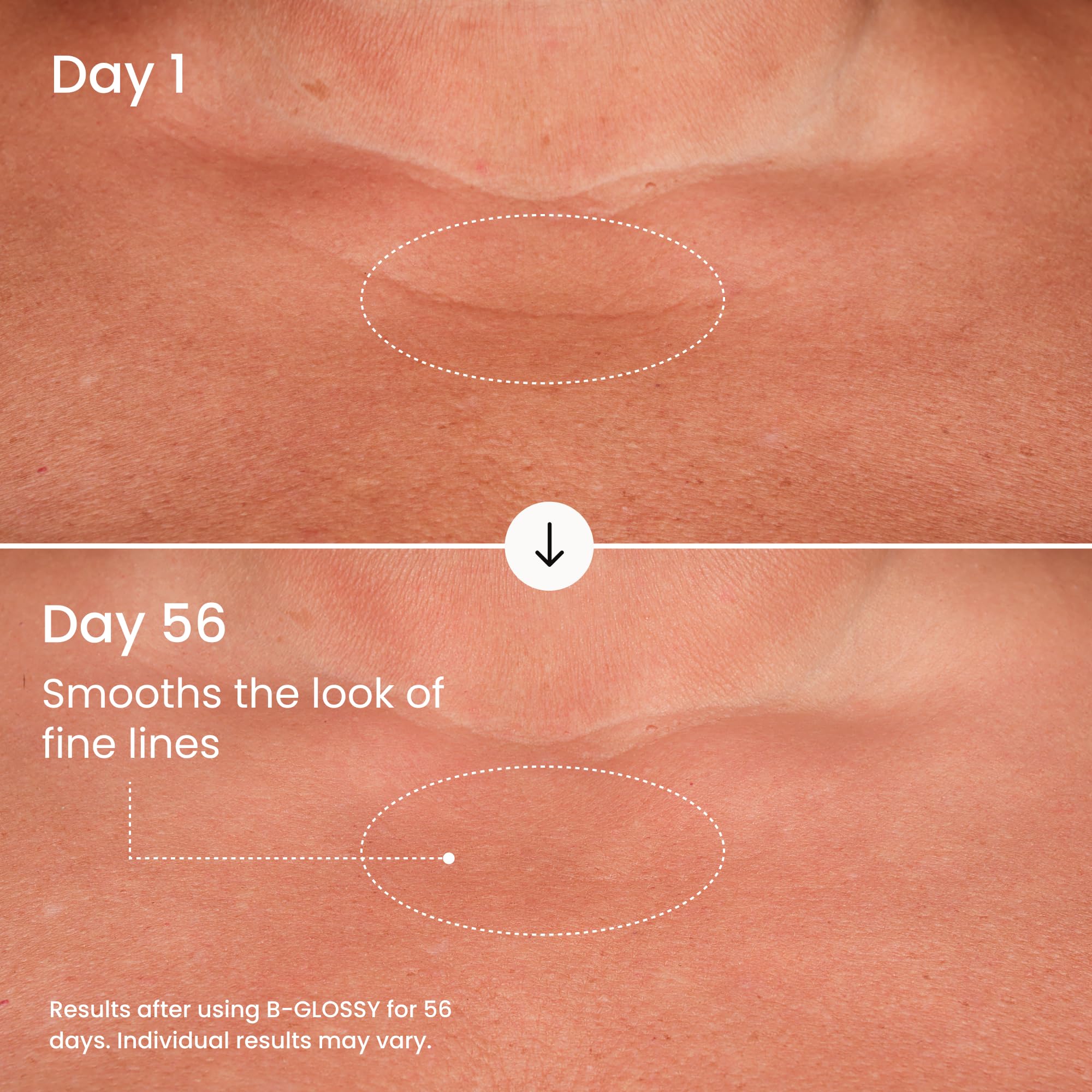 MAËLYS applied to forearm demonstrating smooth finish and visible hydration benefit