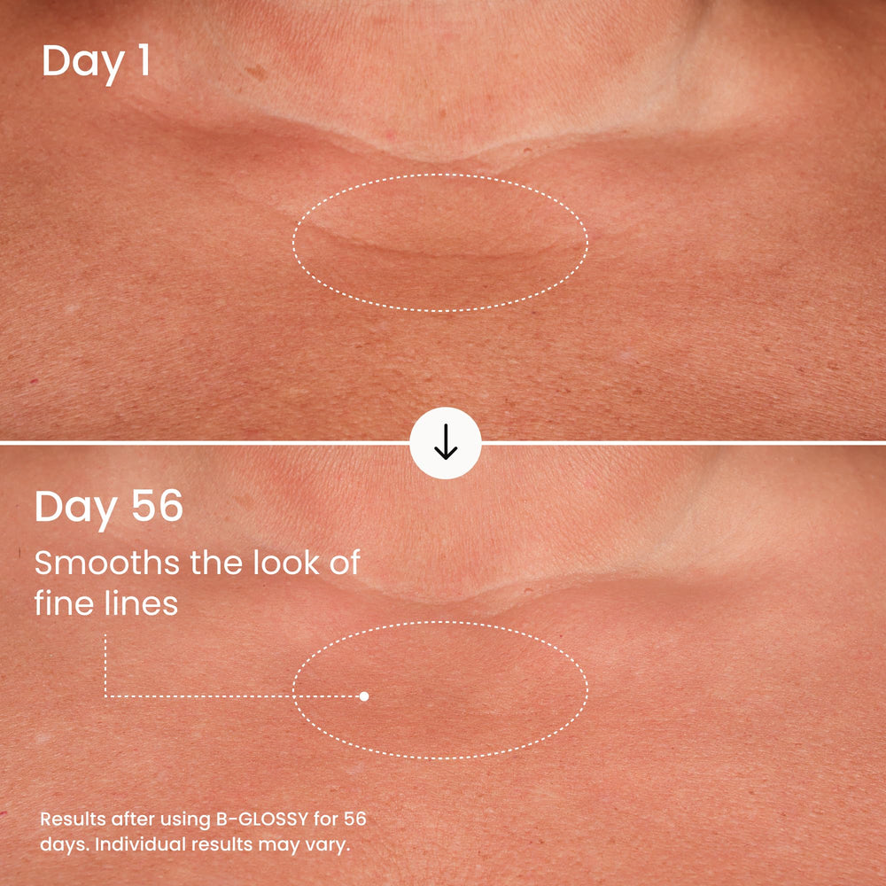 MAËLYS applied to forearm demonstrating smooth finish and visible hydration benefit
