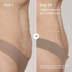 MAËLYS used on legs at night to help improve skin texture