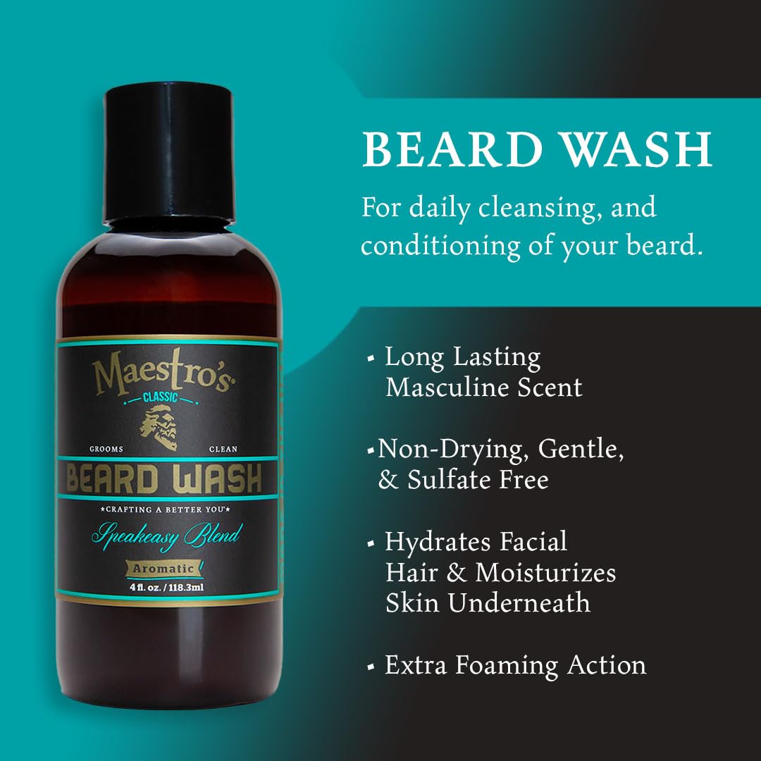 Maestro's Classic label close-up highlighting Speakeasy blend and details