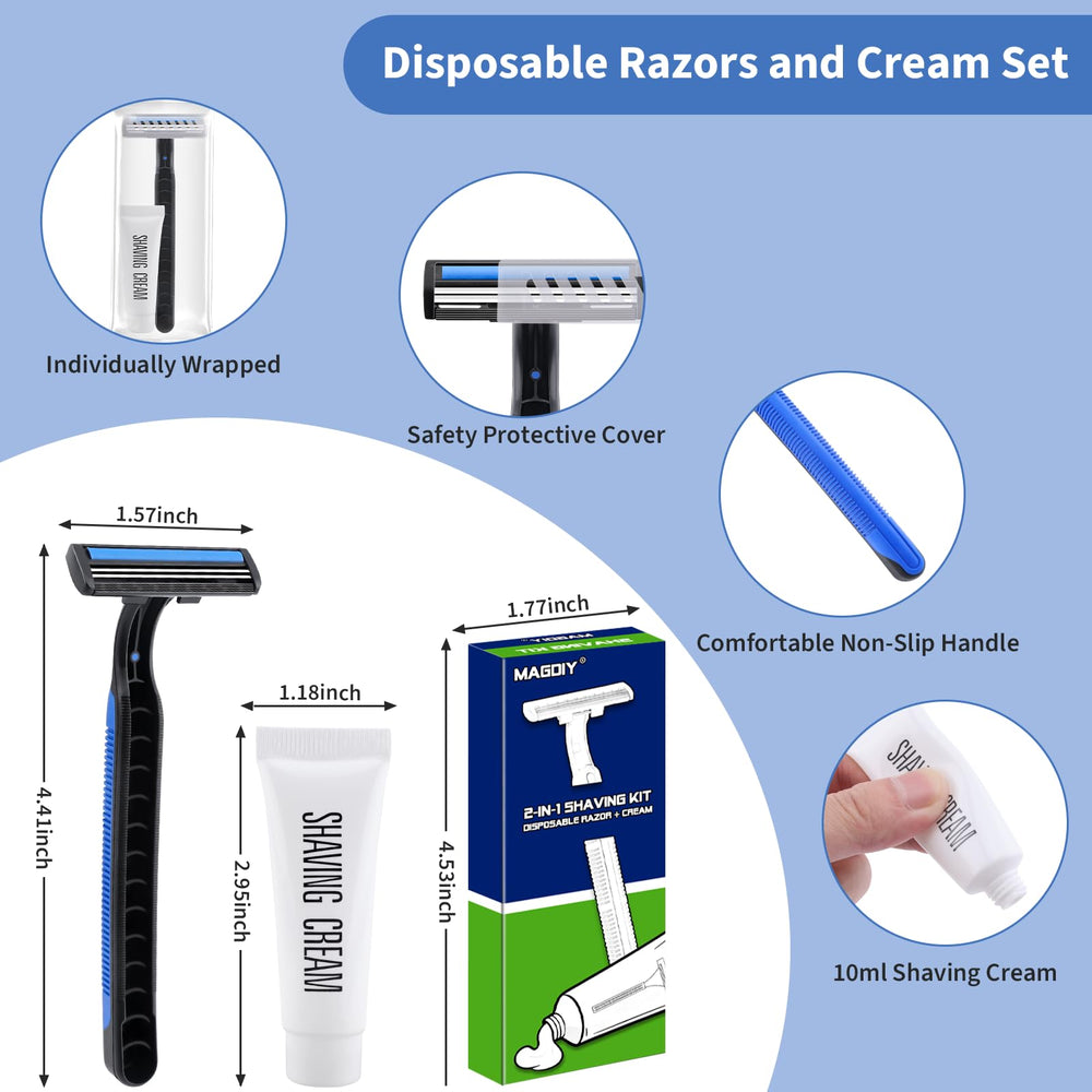 MAGDIY close-up of ergonomic razor handle for secure grip