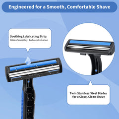 MAGDIY shaving cream packet detail providing smooth glide