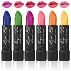 Magic Kiss front packaging showing set and color variety with clear gift appeal