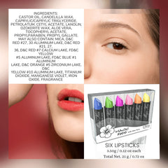 Magic Kiss applied on lips close-up demonstrating personalized color result