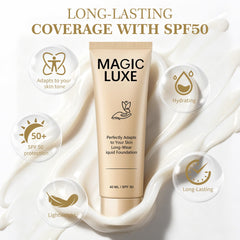 MAGIC LUXE OIL microbead texture closeup revealing encapsulated pigment for adaptive color release