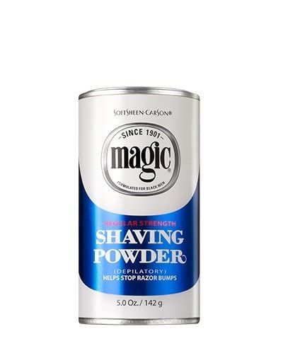 MAGIC paste applied with razor showing smooth glide and control benefit