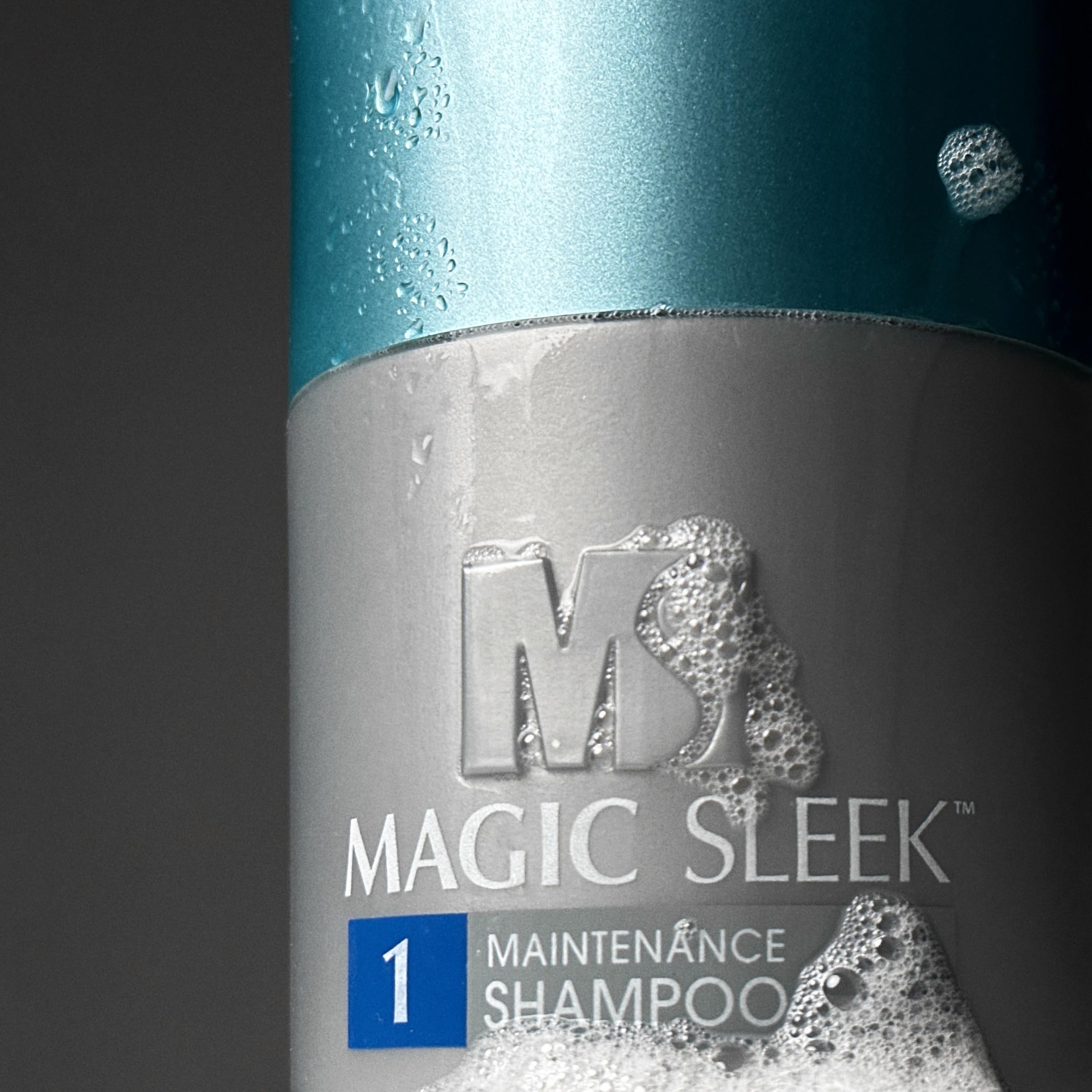 MagicSleek before and after reducing frizz and improving manageability