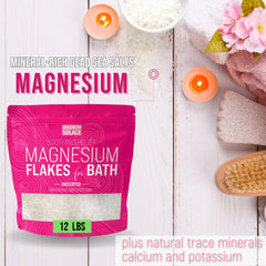 Magnum Solace bowl with dissolved flakes in warm water for a foot soak
