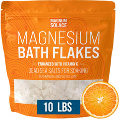 Magnum Solace front packaging showing 10 lb tub and clear labeling benefits
