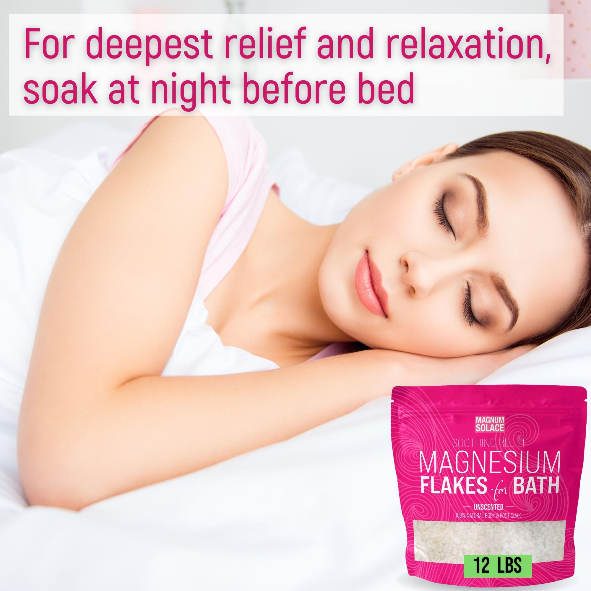 Magnum Solace beside bathtub and towel setup showing easy evening routine