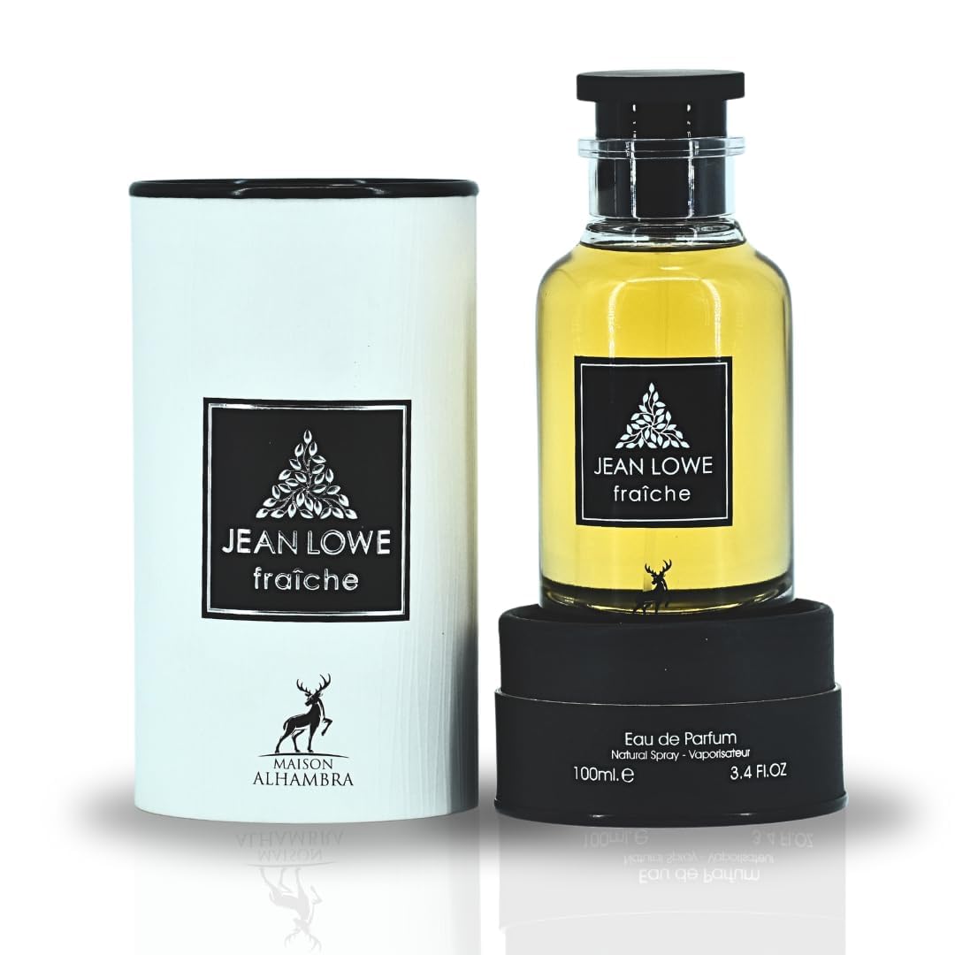 Maison Alhambra bottle held in hand to show 100ml scale and gifting suitability